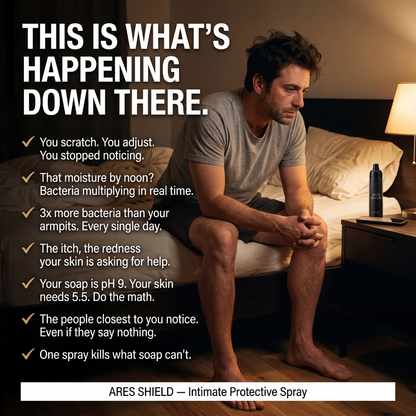 ARES Shield - Spray protecteur intime pour hommes