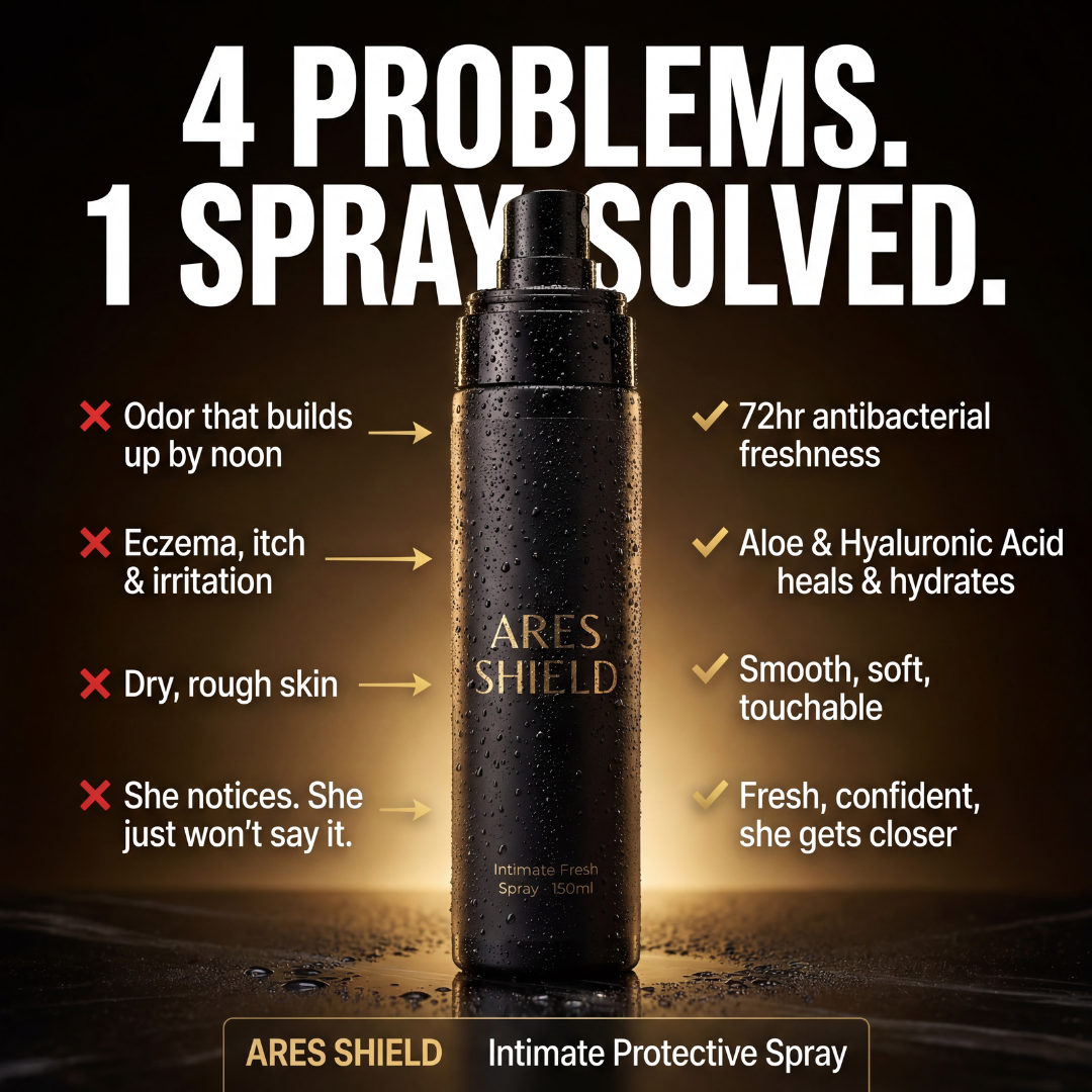 ARES Shield - Spray protecteur intime pour hommes