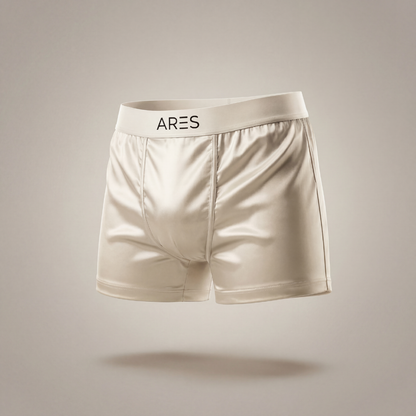 Boxer en soie premium | Confort toute la journée Blanc (NOUVEAU)
