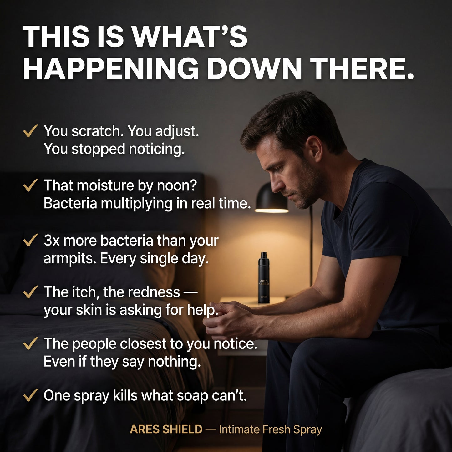 ARES Bouclier - Spray Fraîcheur Intime